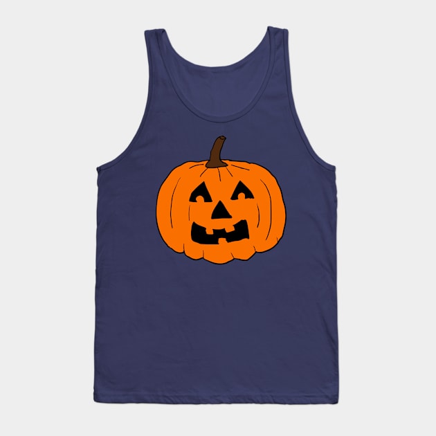 Cartoon Pumpkin Tank Top by Eric03091978